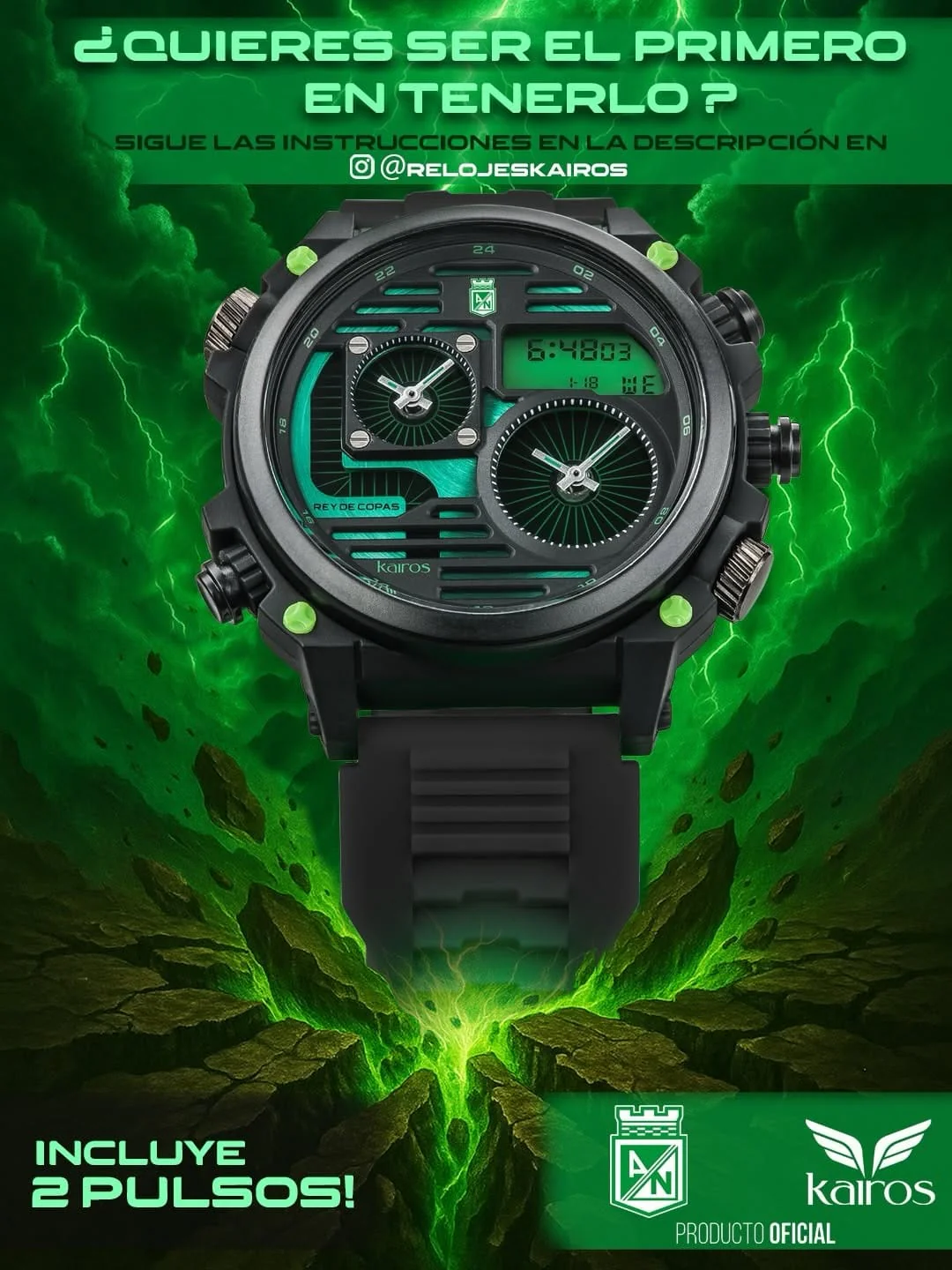 KAIROS -TRES HORAS - Modelo doble pulso - Image 2