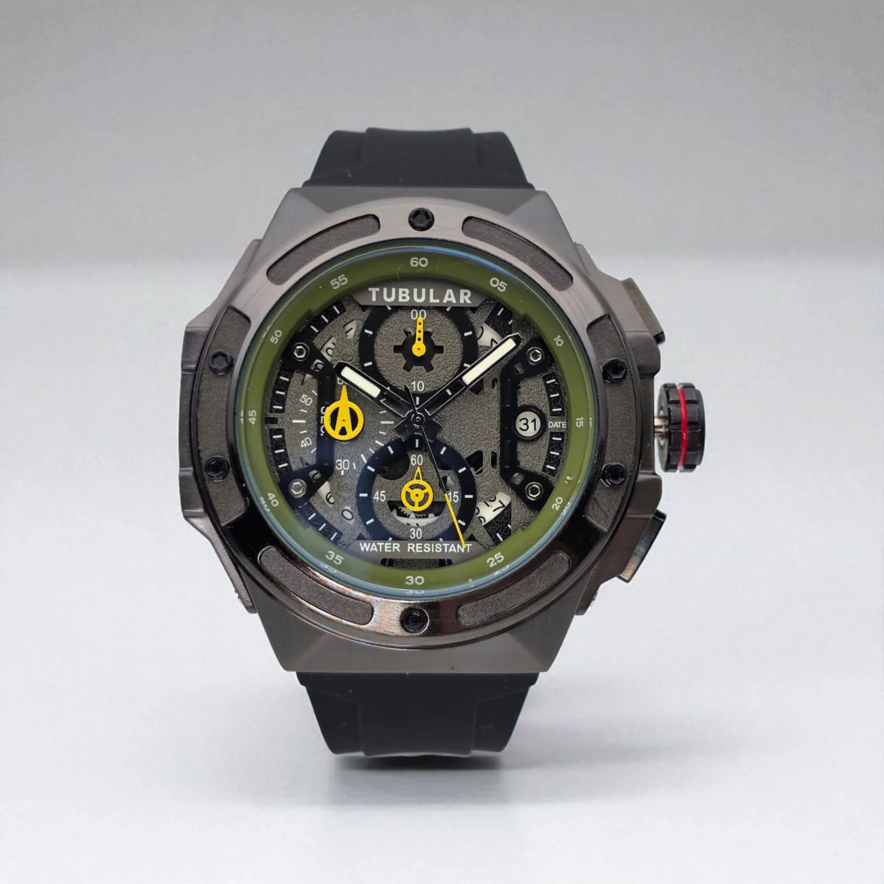 Reloj Cronógrafo Tubular para Caballero🐬