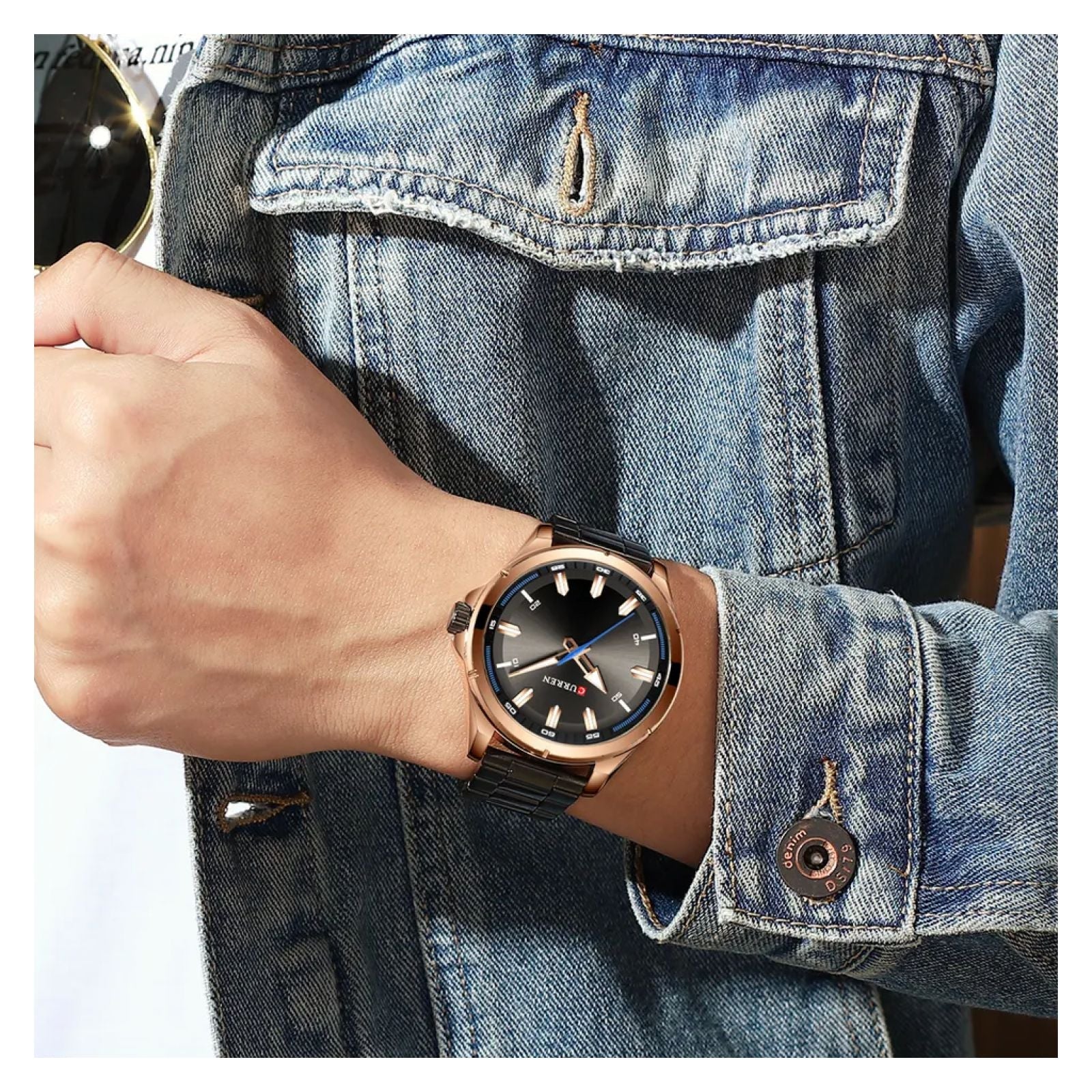 Reloj Curren 8320 + Esfero Curren+ Bolsa de Regalo - Image 3