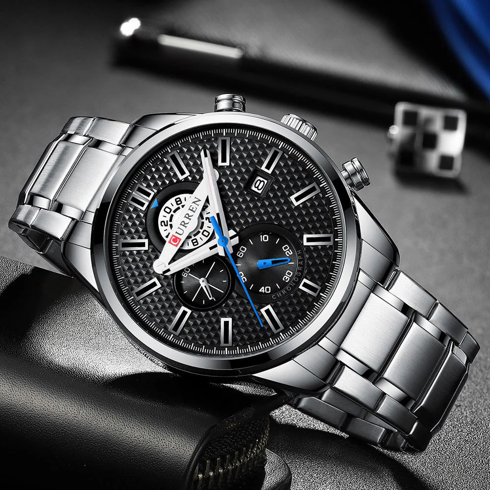 Reloj de Hombre Curren 8352+ Esfero Curren+ Bolsa de regalo - Image 3