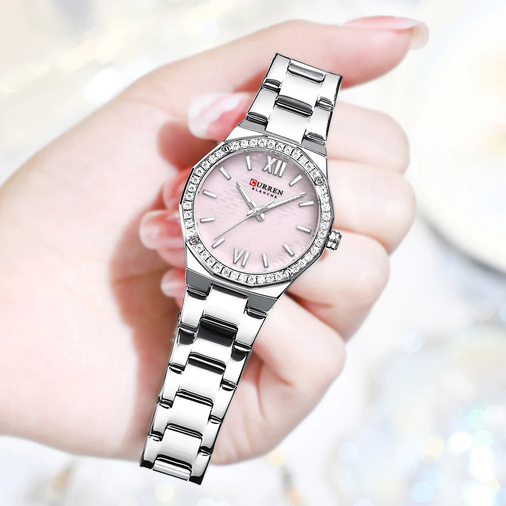 Reloj Curren Dama 9103+ Esfero Curren+ Bolsa de Regalo