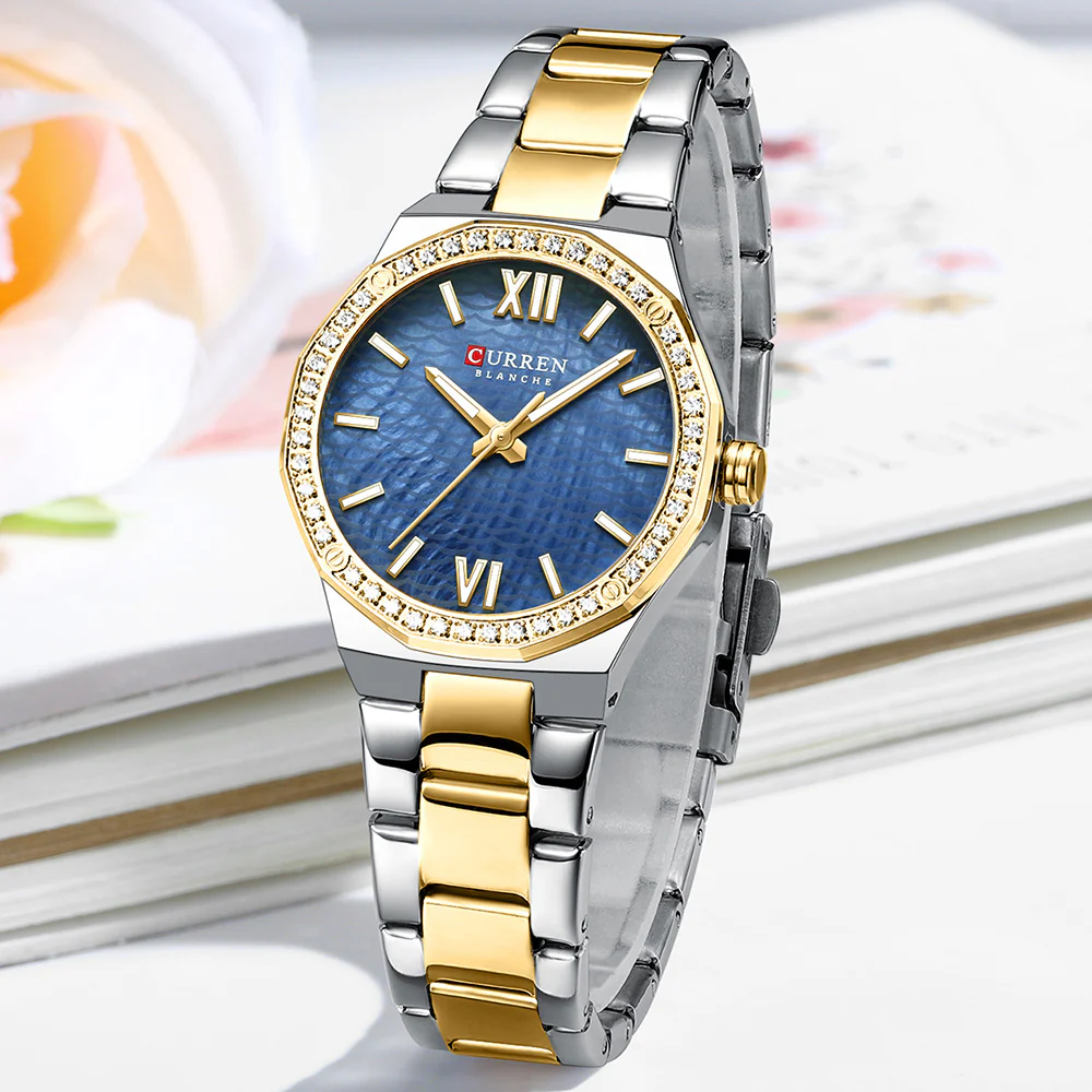 Reloj Curren Dama 9103+ Esfero Curren+ Bolsa de Regalo - Image 4