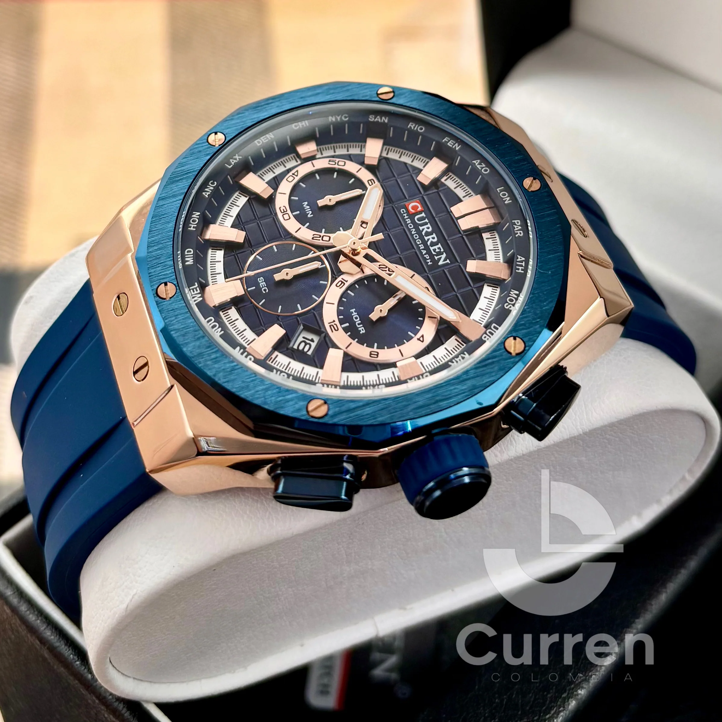 Reloj Curren hombre 8464+ Esfero Curren+ Bolsa de Regalo - Image 4