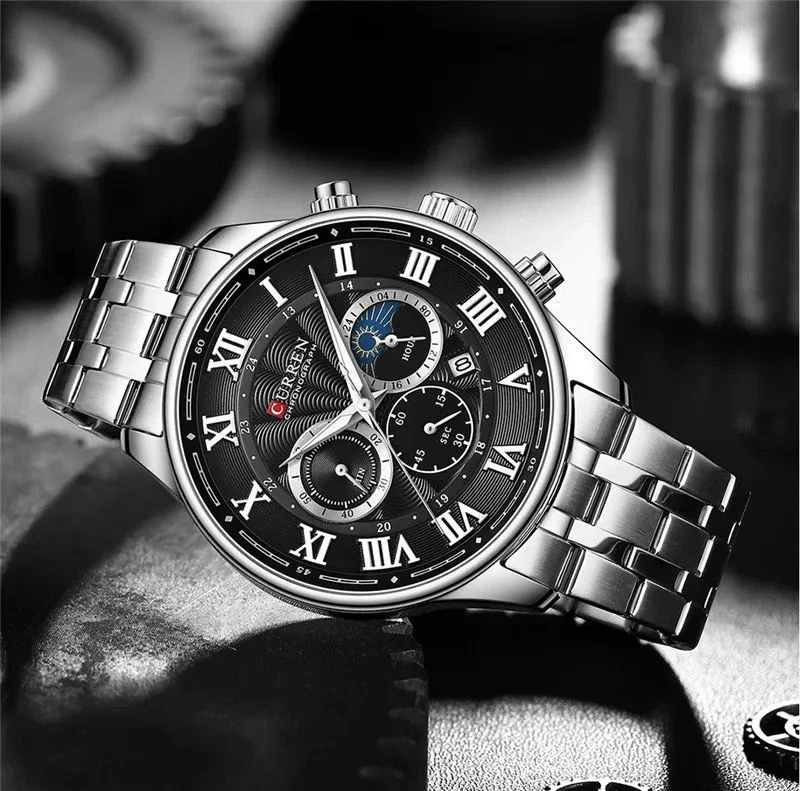 Reloj de Hombre Curren 8427 + Esfero Curren+ Bolsa de Regalo - Image 3