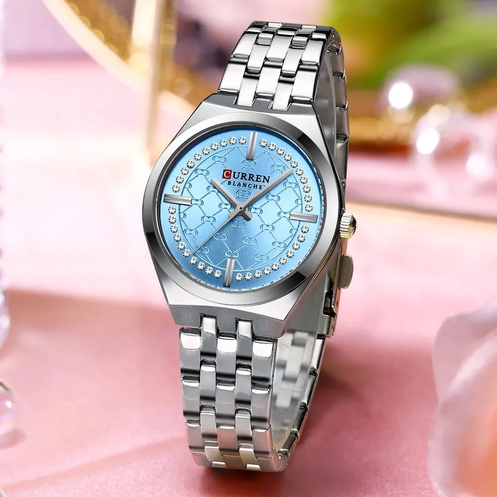 Reloj dama Curren 9096+ Esfero Curren+ Bolsa de Regalo - Image 5