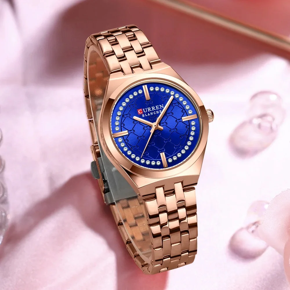 Reloj dama Curren 9096+ Esfero Curren+ Bolsa de Regalo - Image 6