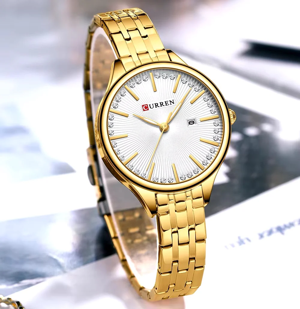 Reloj de Dama Curren 9099+ Esfero Curren+ Bolsa de Regalo - Image 3
