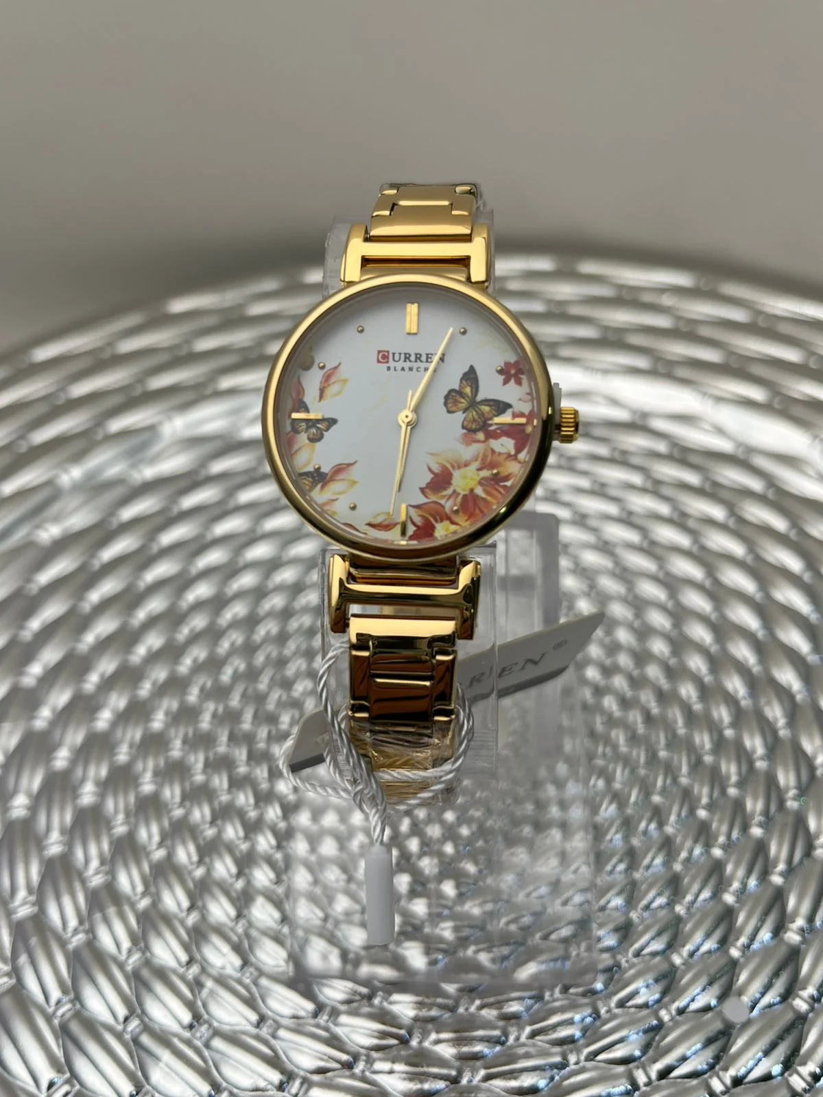 Reloj de dama 9053+ Esfero Curren+ Bolsa de Regalo