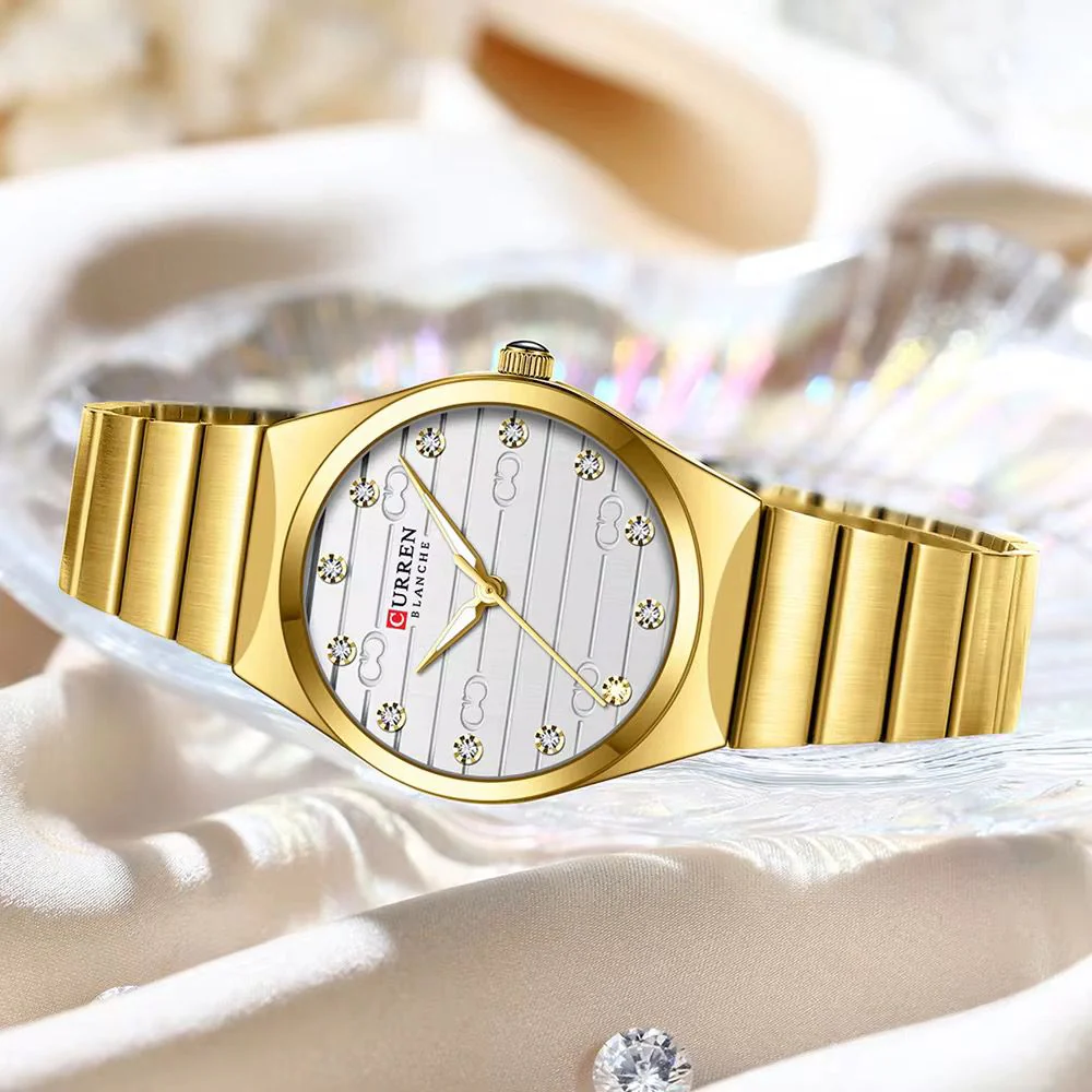 Reloj de dama 9110 + Esfero Curren+ Bolsa de Regalo - Image 2