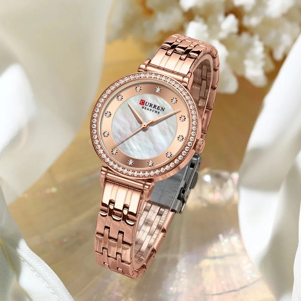Reloj de Dama Curren 9087 + Esfero Curren+ Bolsa de Regalo - Image 5