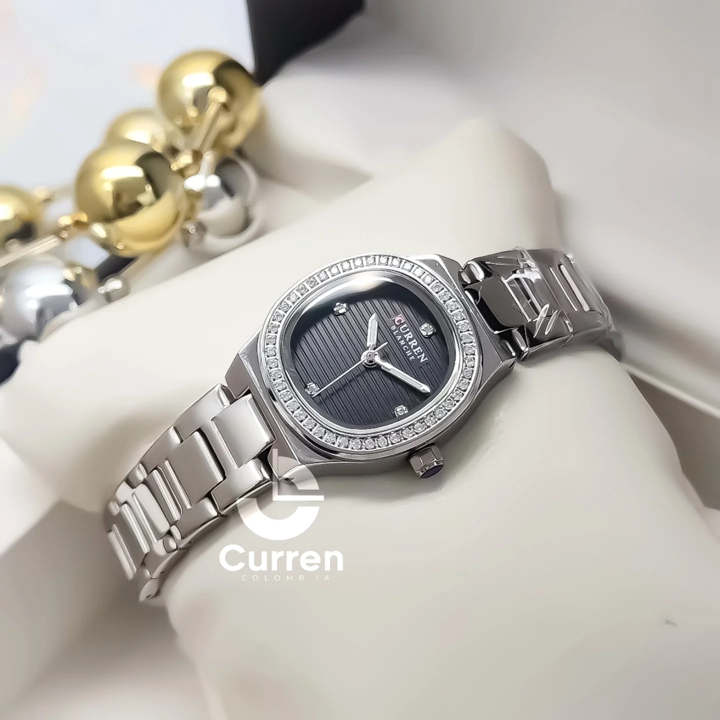 Reloj de Dama Curren 9101 + Esfero Curren+ Bolsa de Regalo - Image 3