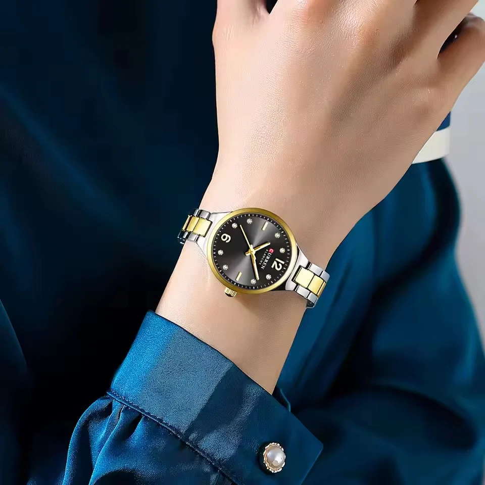 Reloj de Dama Curren 9105+ Esfero Curren+ Bolsa de Regalo - Image 5