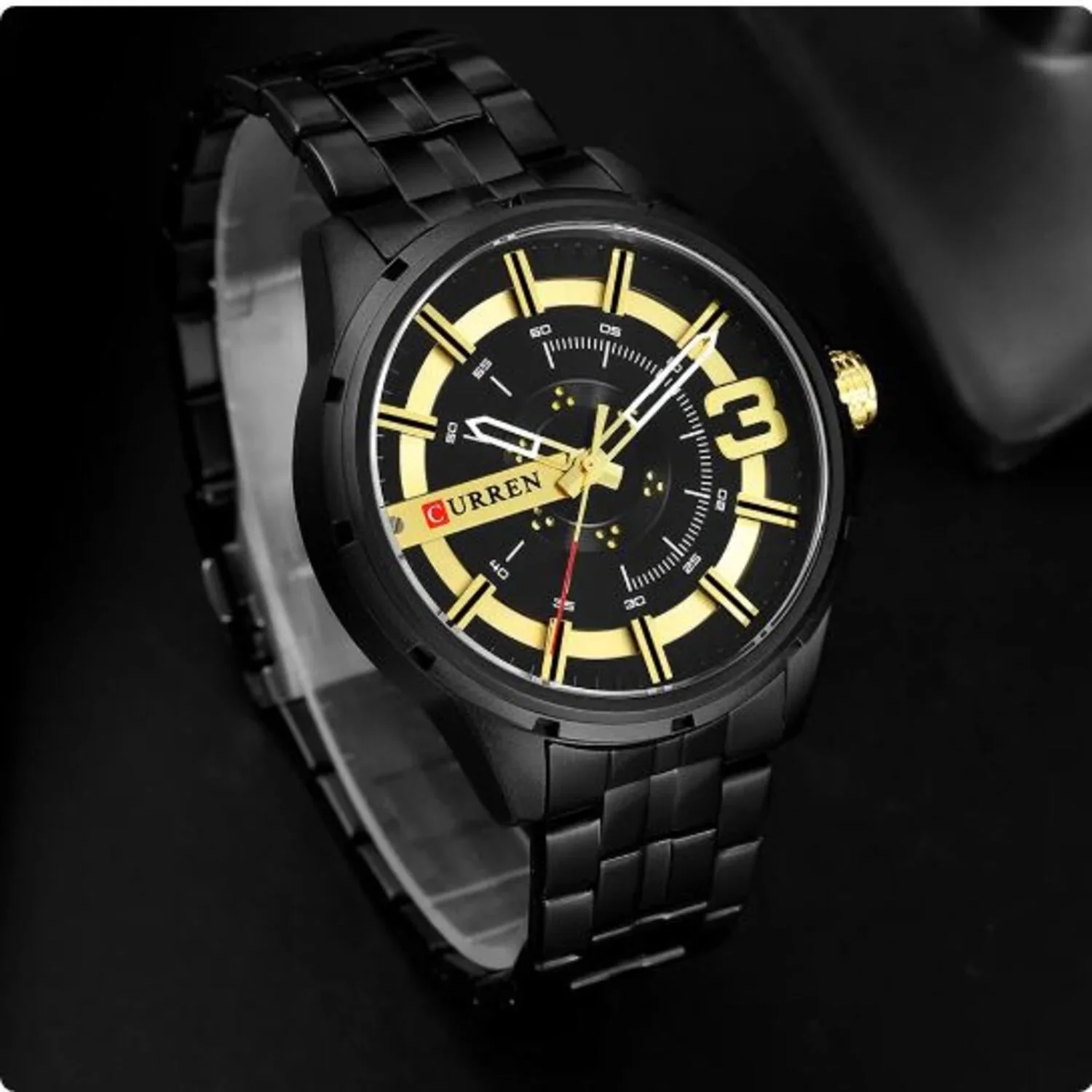 Reloj de hombre 8333 + Esfero Curren+ Bolsa de Regalo - Image 2