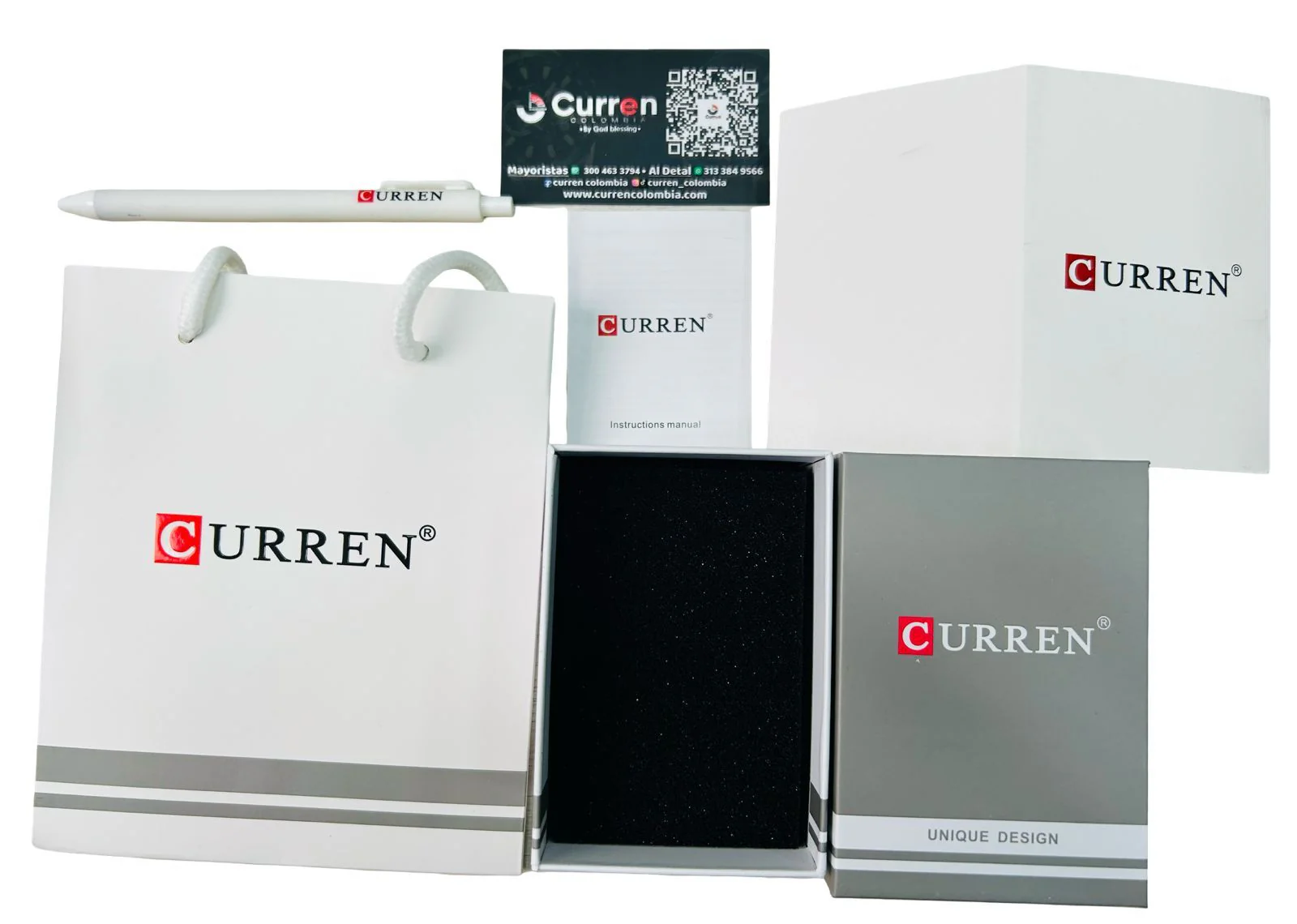 Reloj Curren de dama 9085+ Esfero Curren+ Bolsa de Regalo - Image 5