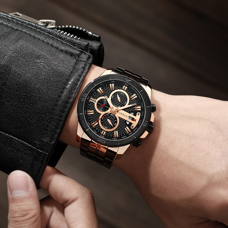 Reloj de Hombre Curren 8337+ Esfero Curren+ Bolsa de Regalo - Image 3