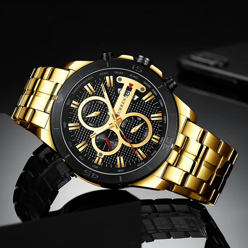 Reloj de Hombre Curren 8337+ Esfero Curren+ Bolsa de Regalo - Image 6
