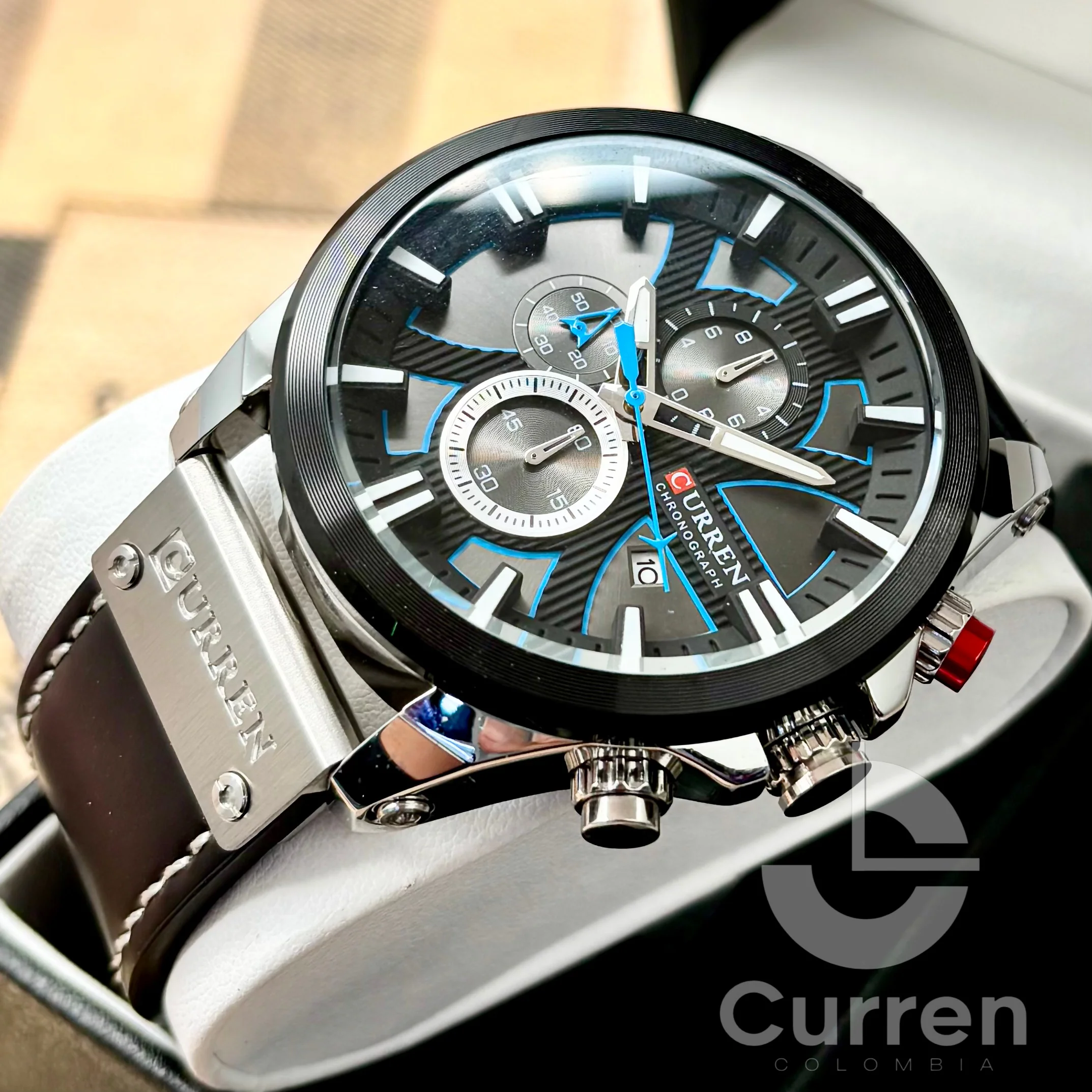 Reloj de Hombre Curren 8346+ Esfero Curren+ Bolsa de Regalo - Image 2