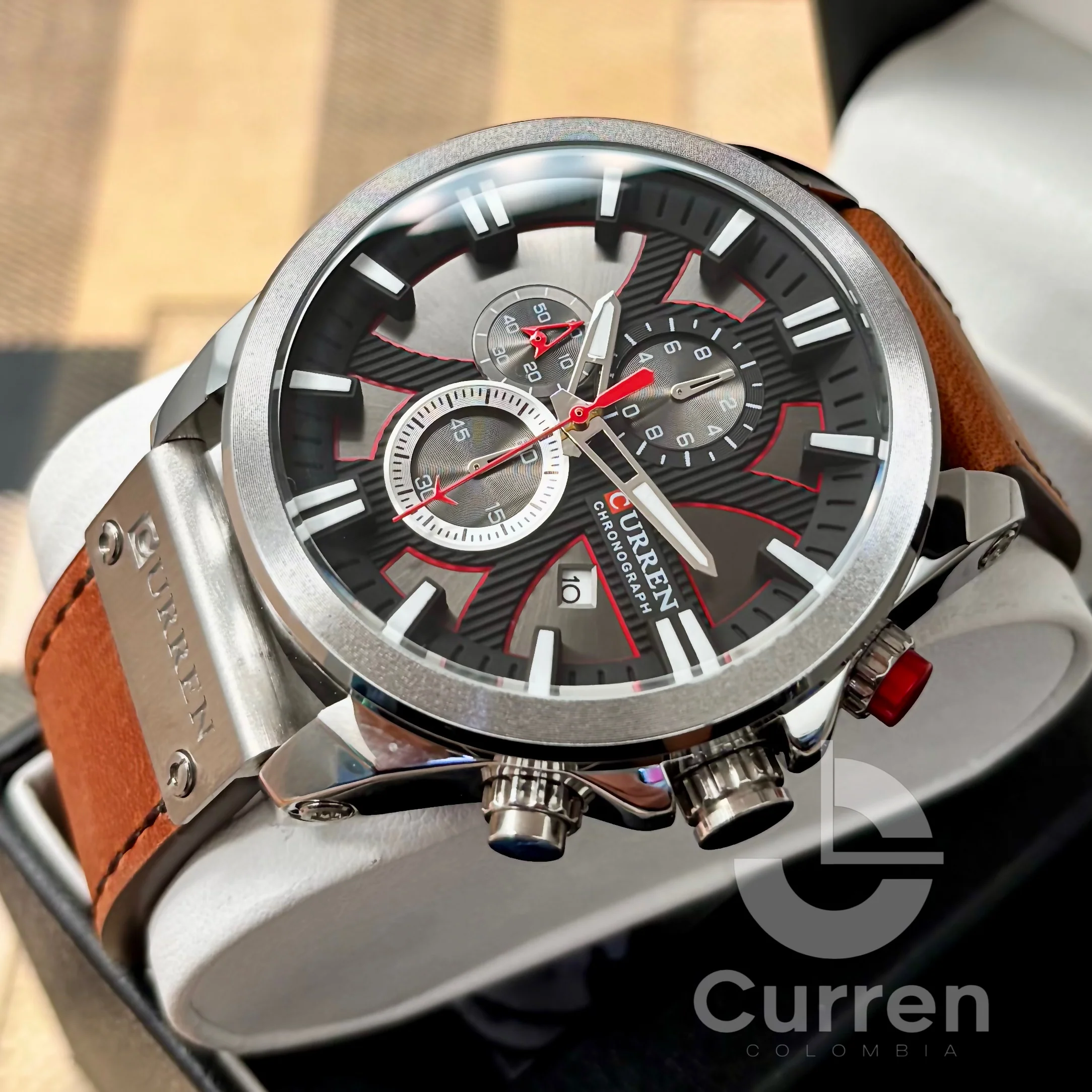 Reloj de Hombre Curren 8346+ Esfero Curren+ Bolsa de Regalo - Image 4