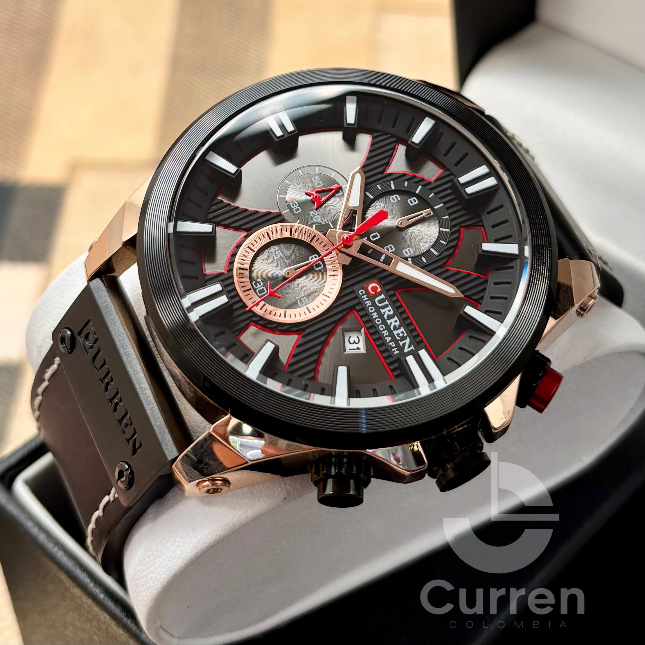 Reloj de Hombre Curren 8346+ Esfero Curren+ Bolsa de Regalo - Image 5