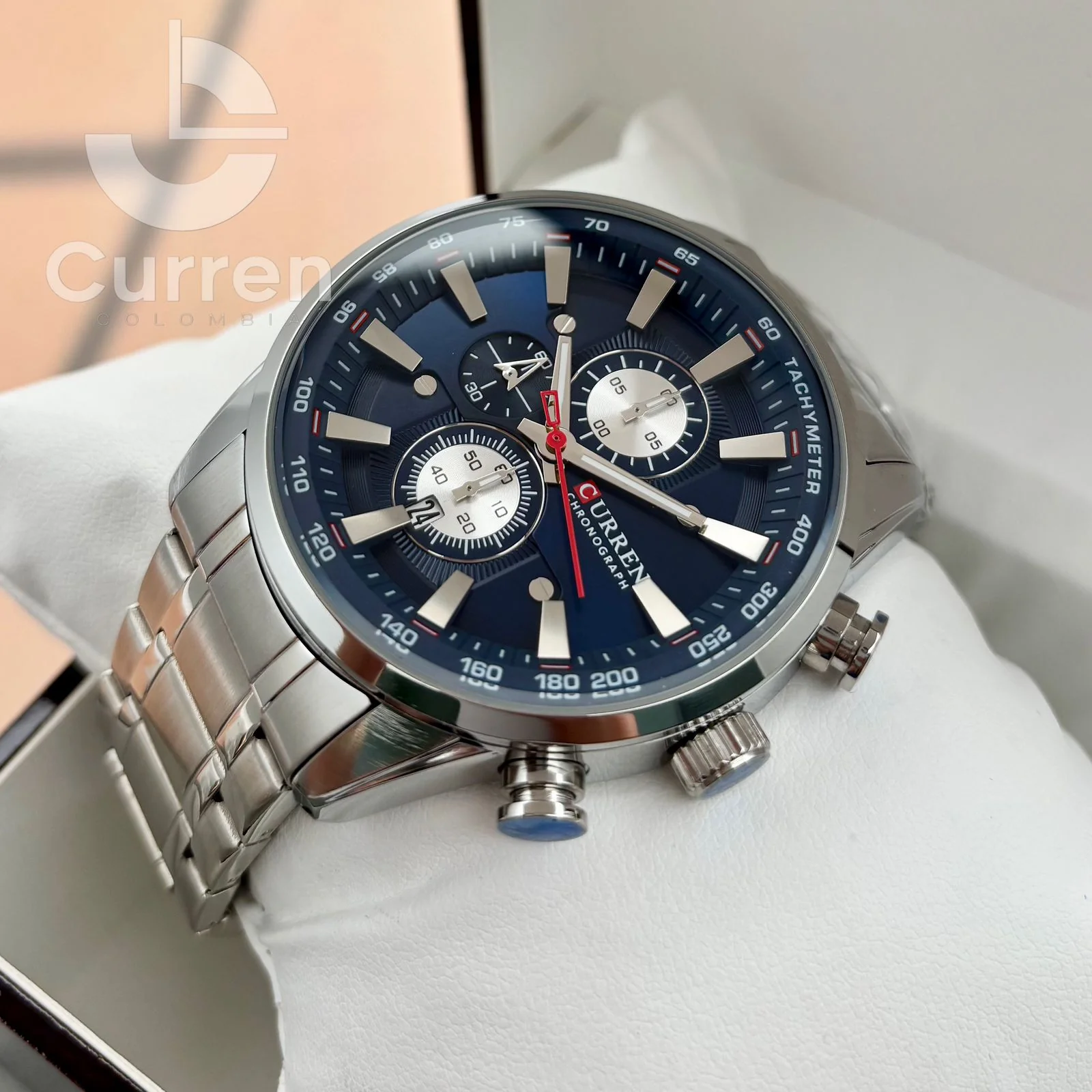 Reloj de Hombre Curren 8351 + Esfero Curren+ Bolsa de Regalo - Image 3