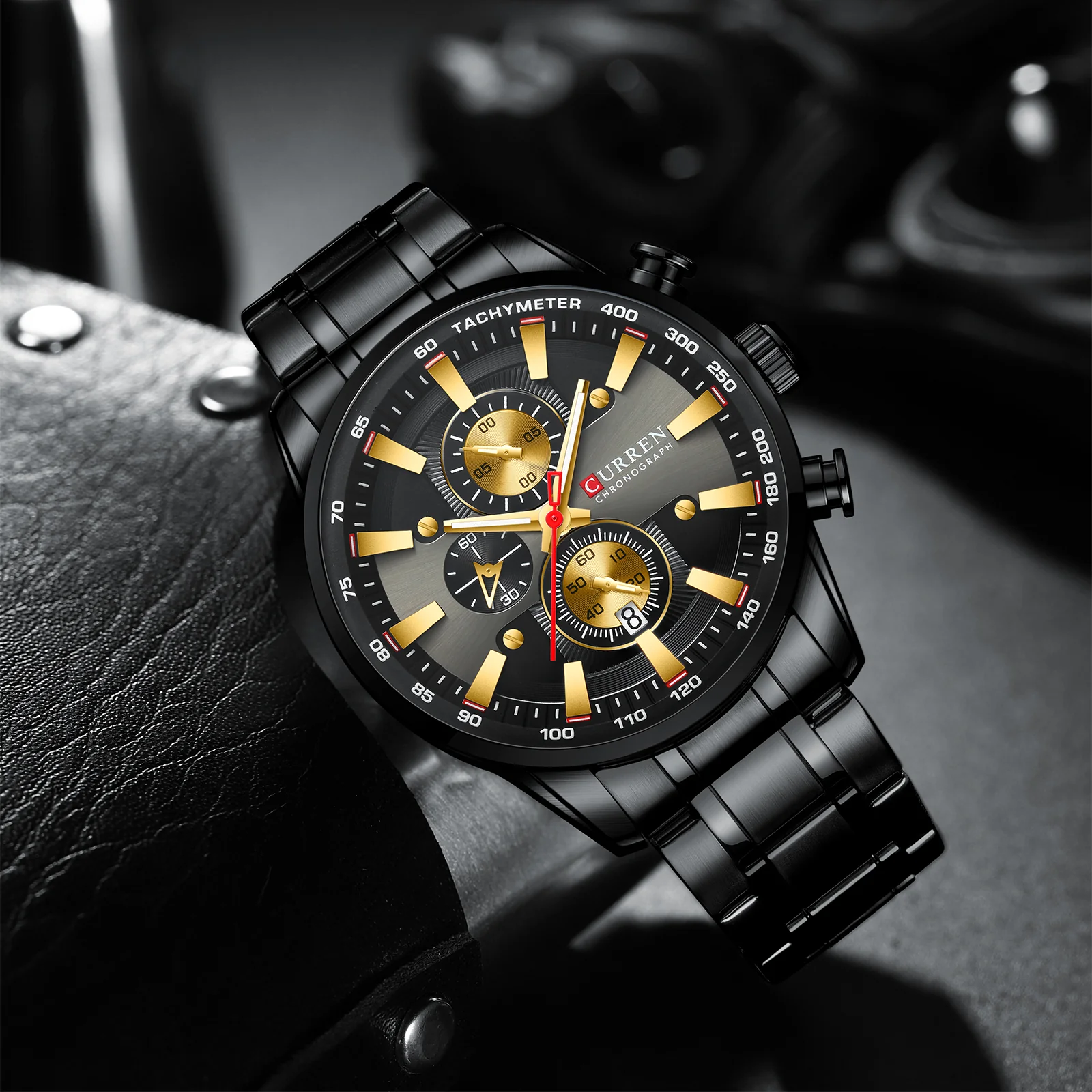 Reloj de Hombre Curren 8351 + Esfero Curren+ Bolsa de Regalo - Image 6