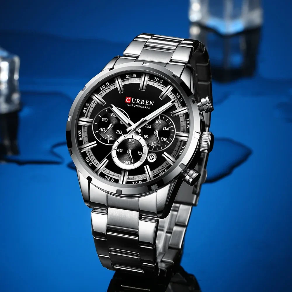Reloj de Hombre Curren 8355 + Esfero Curren+ Bolsa de Regalo - Image 6
