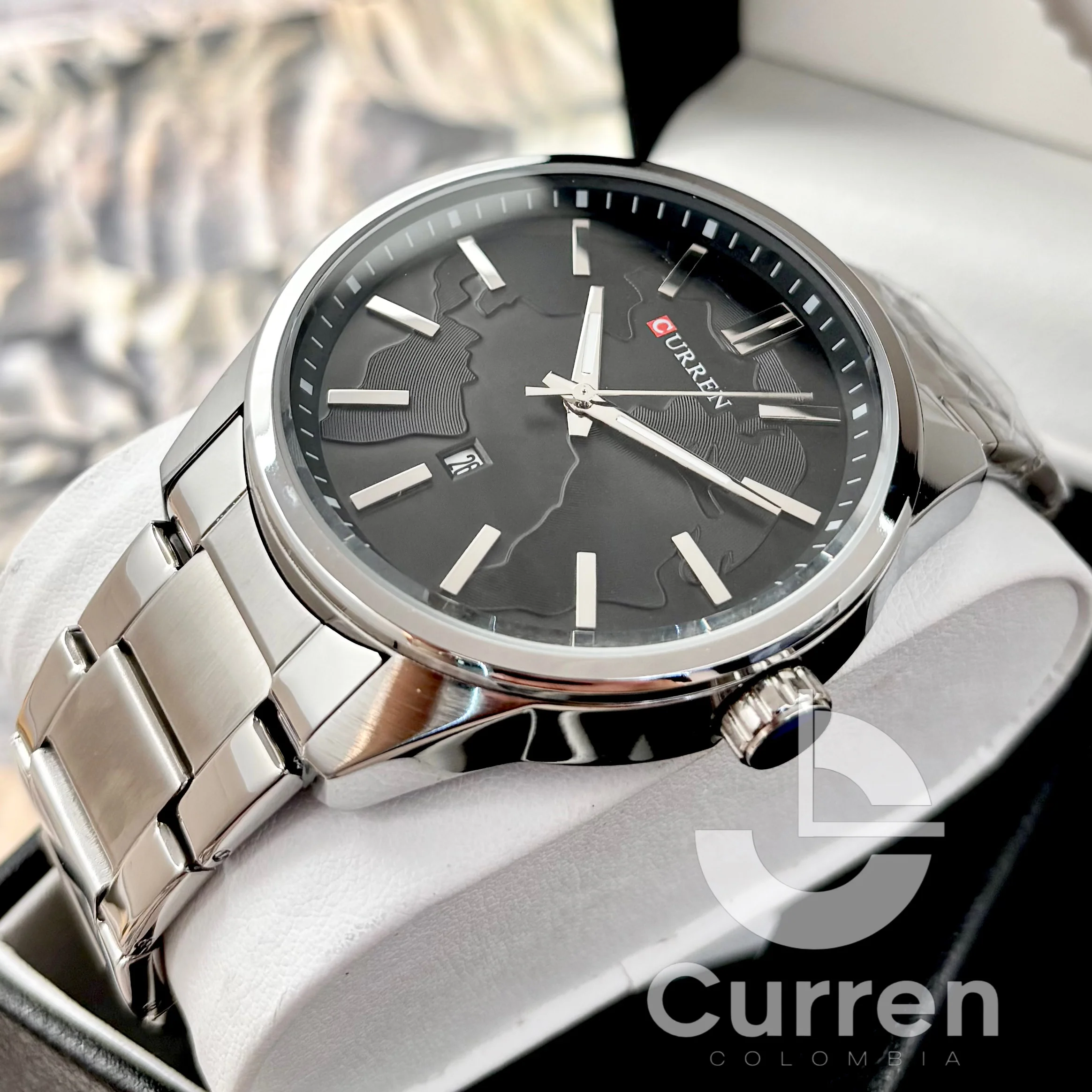 Reloj de Hombre Curren 8366 + Esfero Curren+ Bolsa de Regalo - Image 4