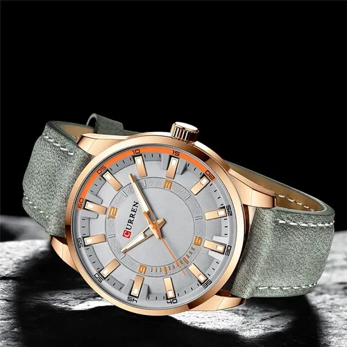 Reloj de hombre curren 8390 + Esfero Curren+ Bolsa de Regalo