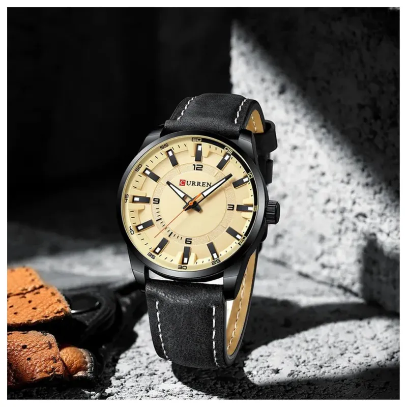 Reloj de hombre curren 8390 + Esfero Curren+ Bolsa de Regalo - Image 8