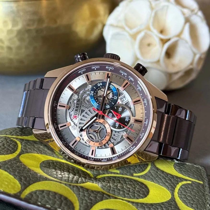 Reloj de Hombre Curren 8391 + Esfero Curren+ Bolsa de Regalo - Image 5
