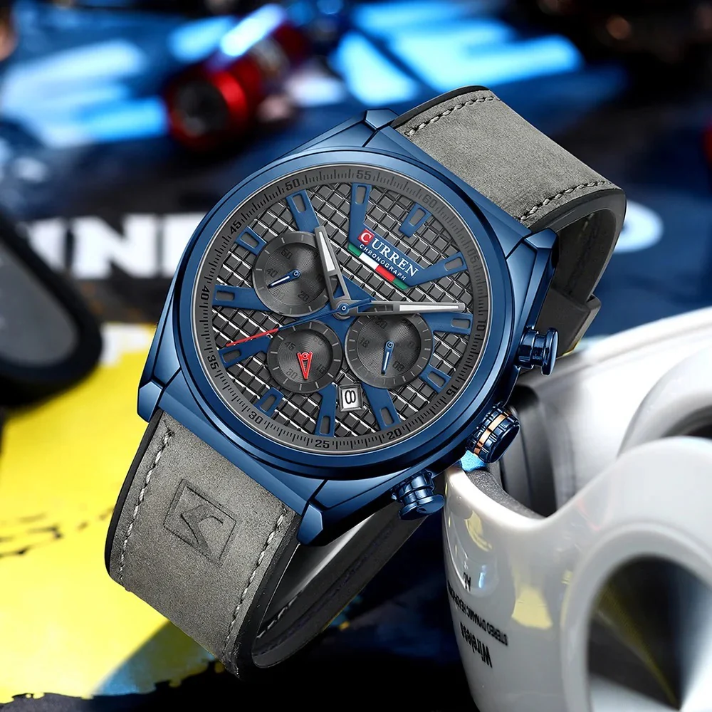 Reloj de Hombre Curren 8392+ Esfero Curren+ Bolsa de Regalo - Image 3