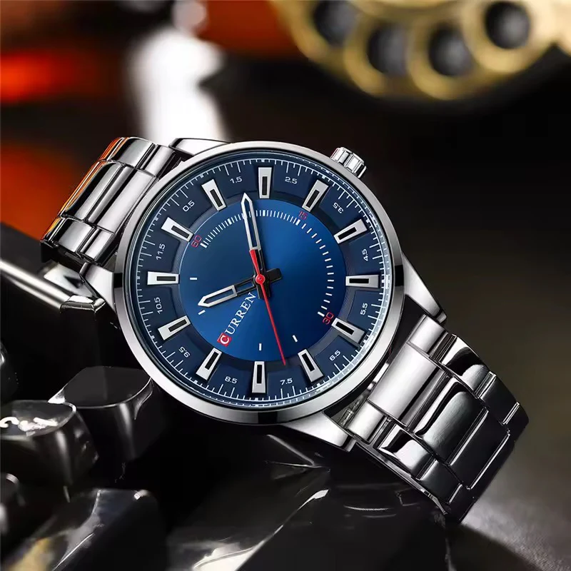 Reloj de Hombre Curren 8406 + Esfero Curren+ Bolsa de Regalo