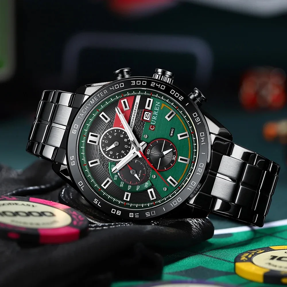 Reloj de Hombre Curren 8410+ Esfero Curren+ Bolsa de Regalo - Image 3