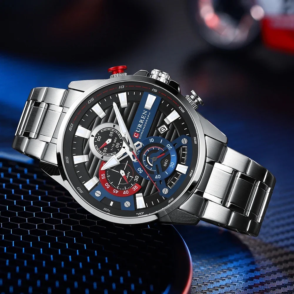 Reloj de Hombre Curren 8415 + Esfero Curren+ Bolsa de Regalo - Image 5