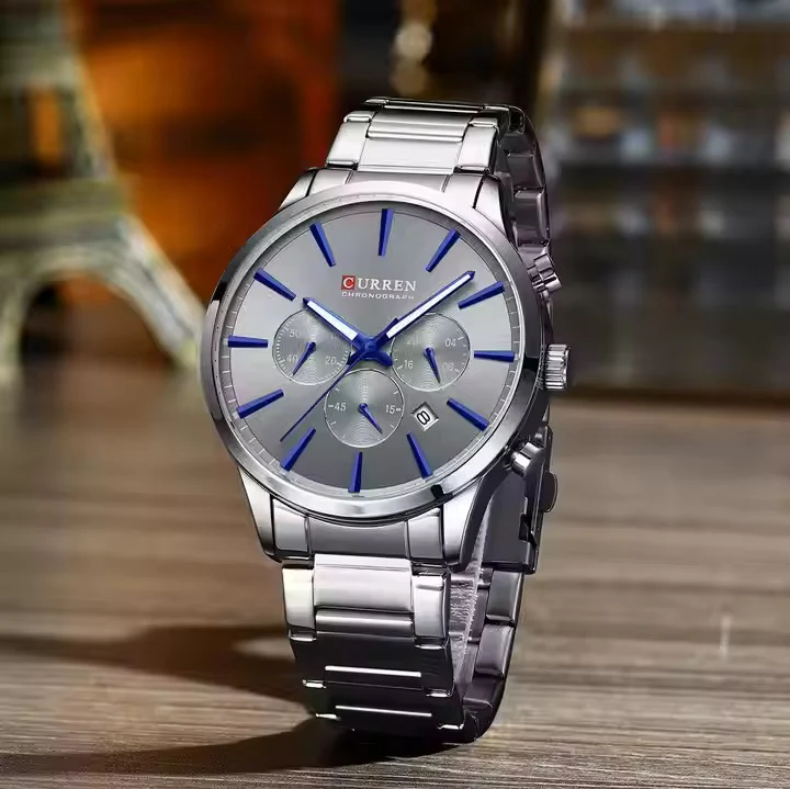Reloj de Hombre Curren 8435 + Esfero Curren+ Bolsa de Regalo - Image 3