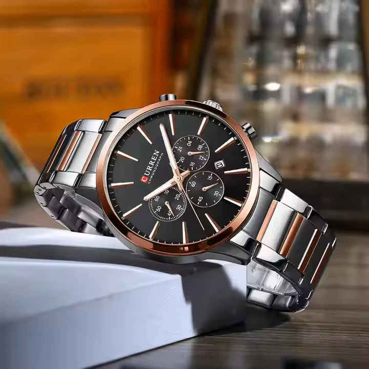 Reloj de Hombre Curren 8435 + Esfero Curren+ Bolsa de Regalo - Image 4