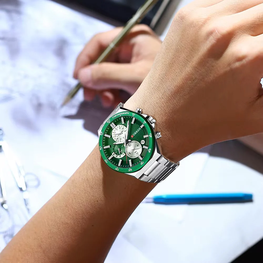 Reloj de Hombre Curren 8481+ Esfero Curren+ Bolsa de Regalo - Image 2