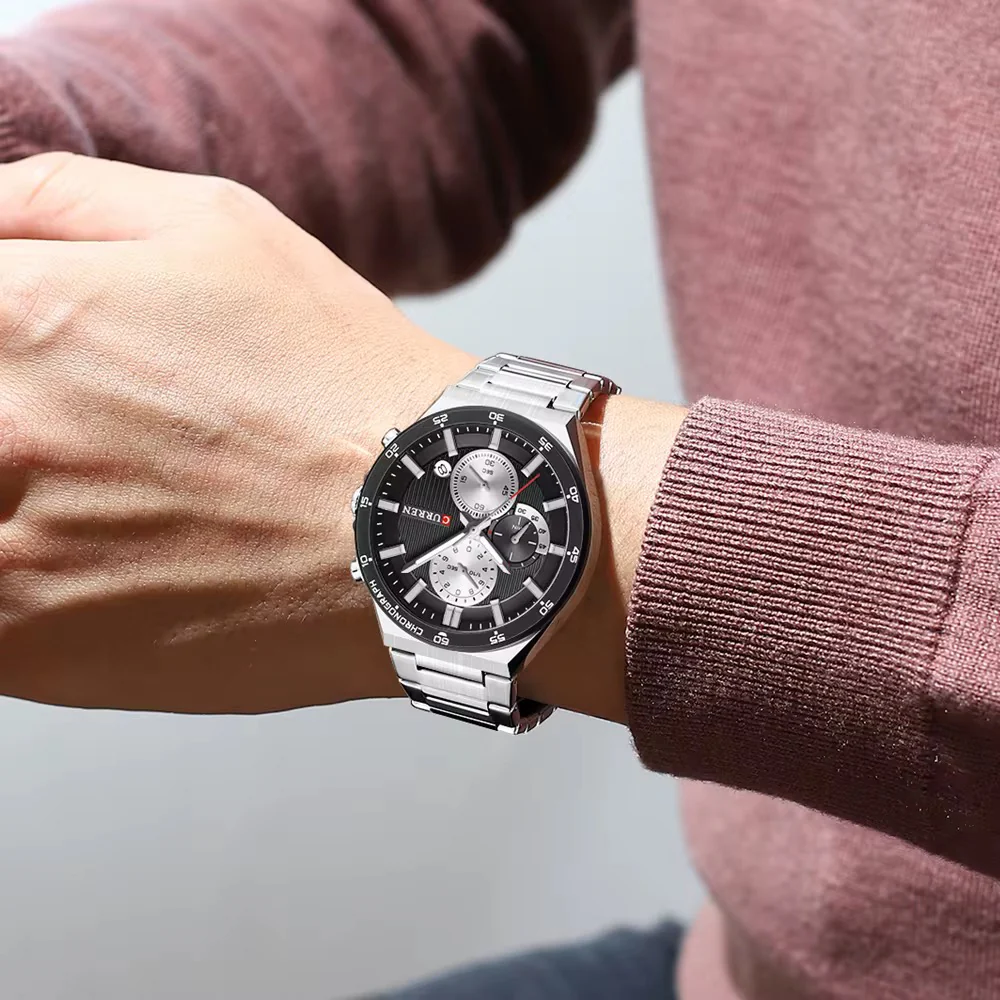 Reloj de Hombre Curren 8481+ Esfero Curren+ Bolsa de Regalo - Image 3