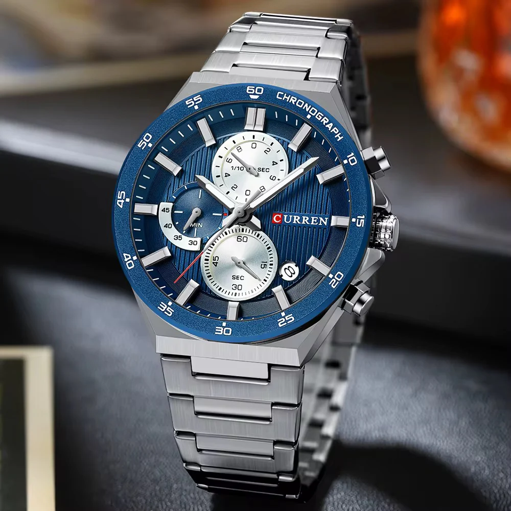 Reloj de Hombre Curren 8481+ Esfero Curren+ Bolsa de Regalo - Image 5