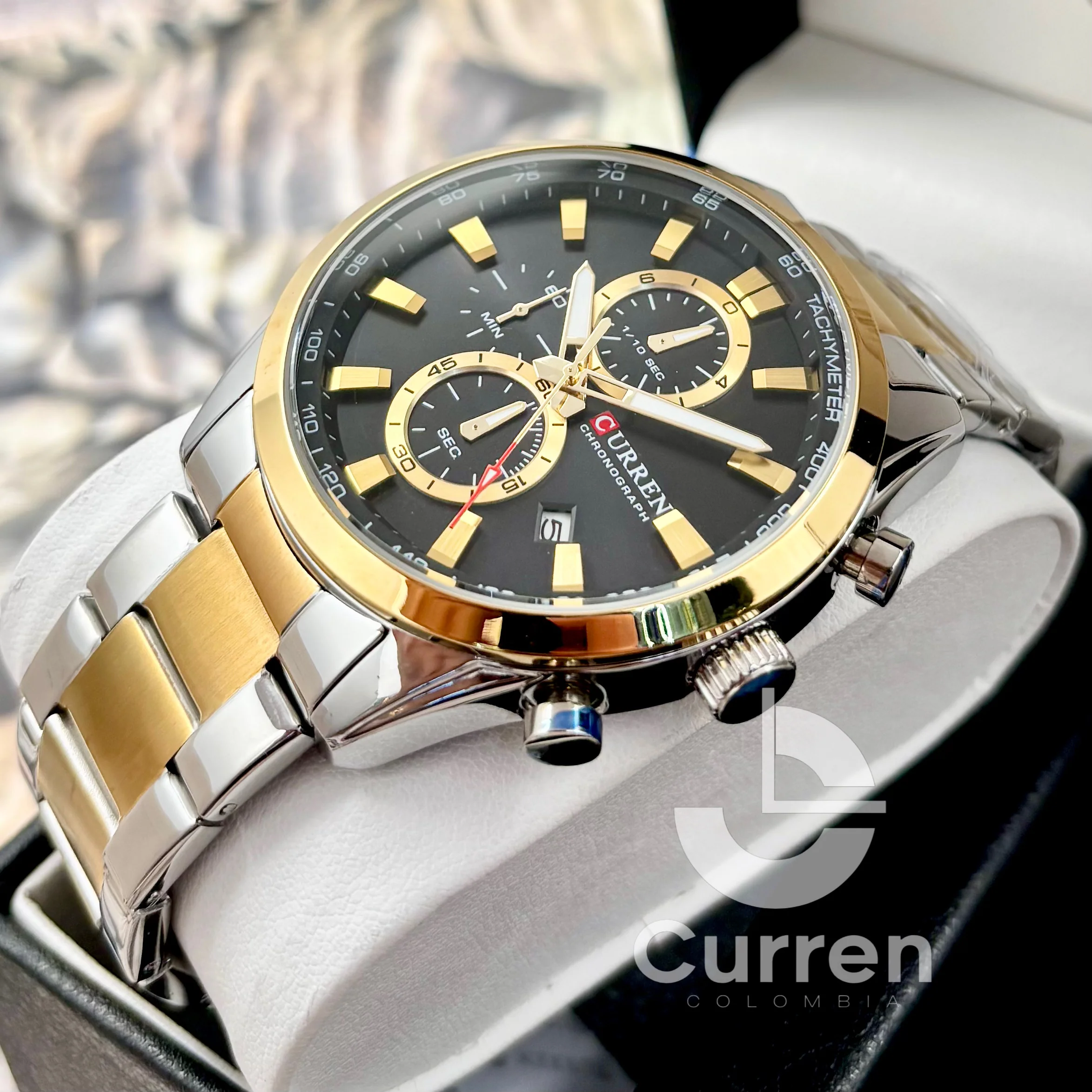 Reloj de Hombre Curren 8445 + Esfero Curren+ Bolsa de Regalo - Image 3