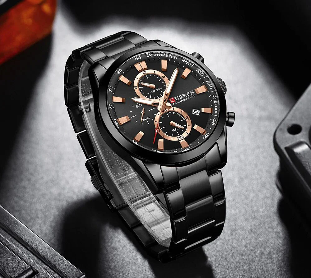 Reloj de Hombre Curren 8445 + Esfero Curren+ Bolsa de Regalo - Image 6
