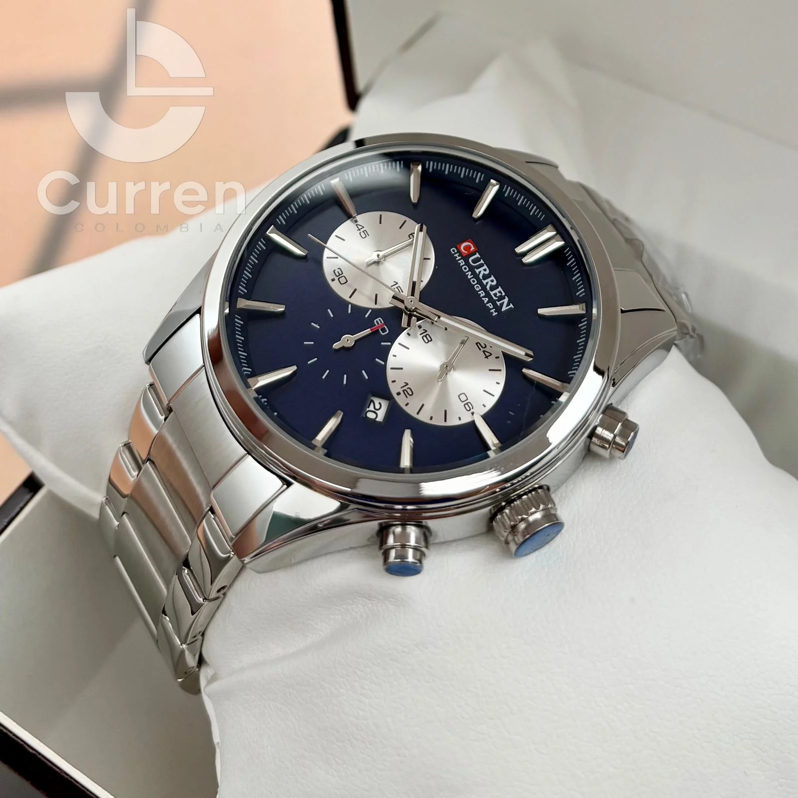 Reloj de Hombre Curren 8446 + Esfero Curren+ Bolsa de Regalo - Image 2
