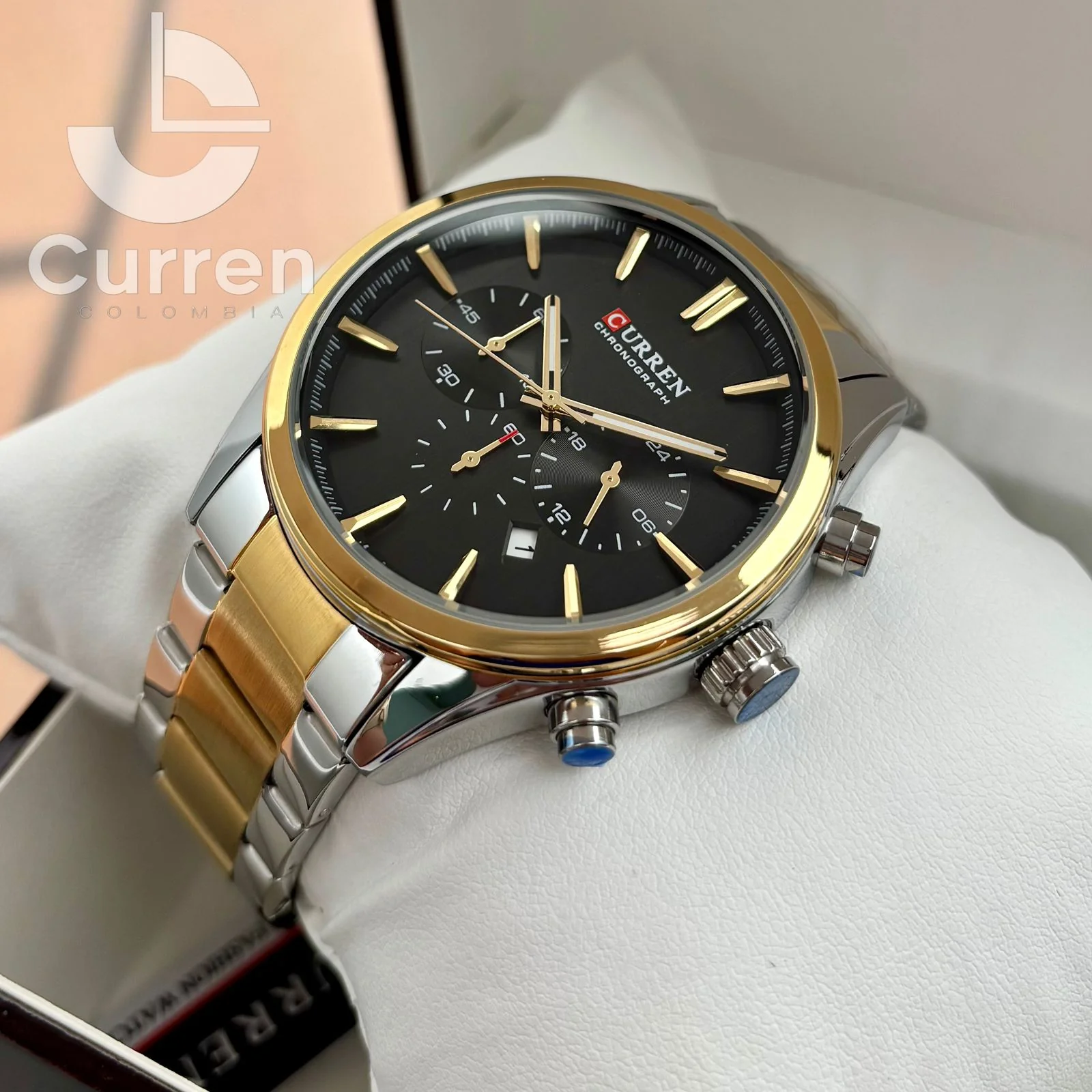 Reloj de Hombre Curren 8446 + Esfero Curren+ Bolsa de Regalo - Image 4