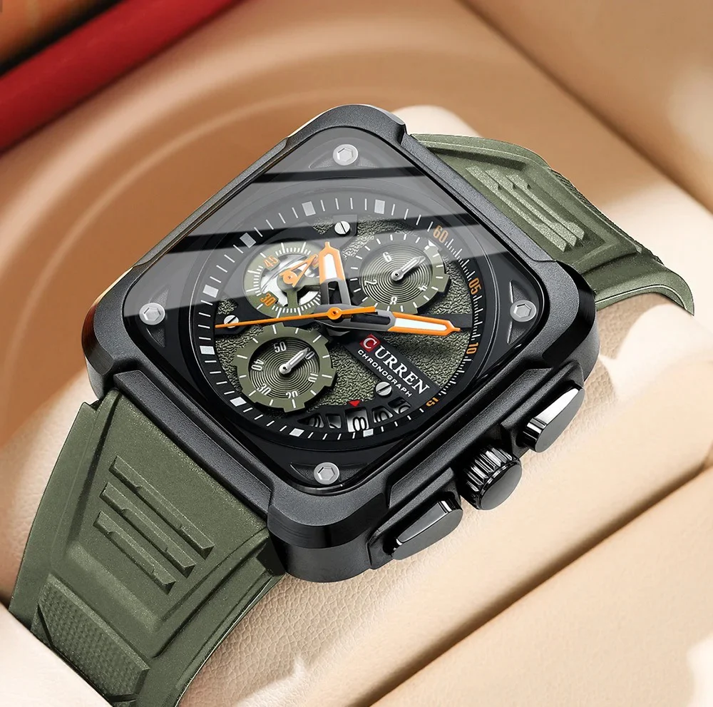 Reloj De Hombre Curren 8461 + Esfero Curren+ Bolsa de Regalo - Image 4