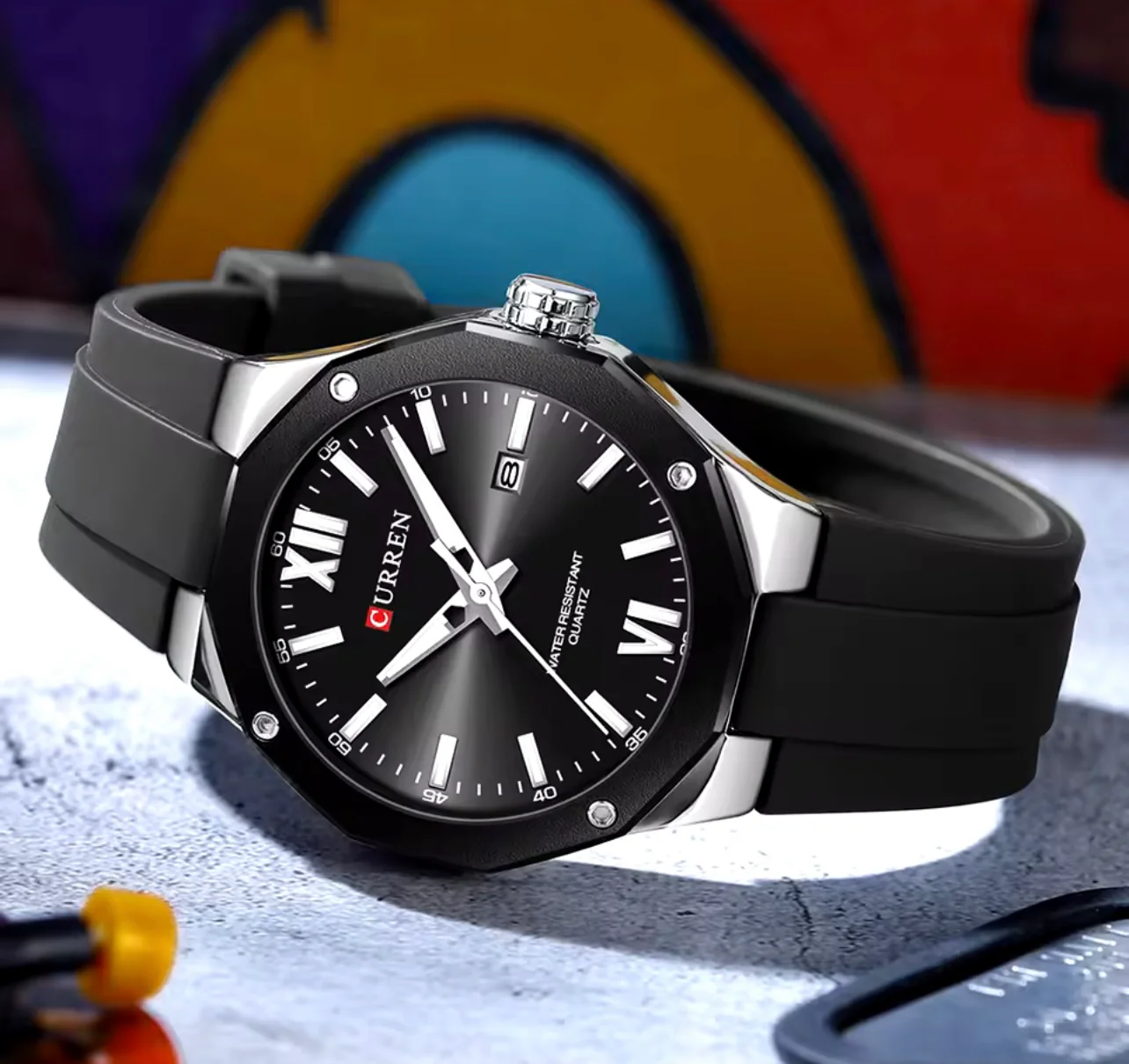 Reloj de Hombre Curren 8465 + Esfero Curren+ Bolsa de Regalo - Image 5