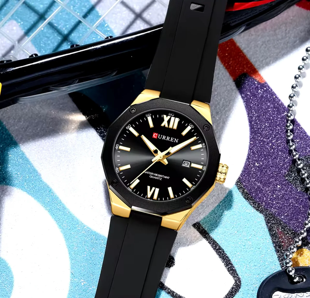 Reloj de Hombre Curren 8465 + Esfero Curren+ Bolsa de Regalo - Image 6