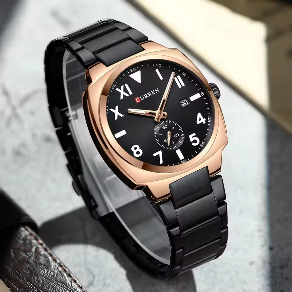 Reloj de Hombre Curren 8472+ Esfero Curren+ Bolsa de Regalo - Image 11