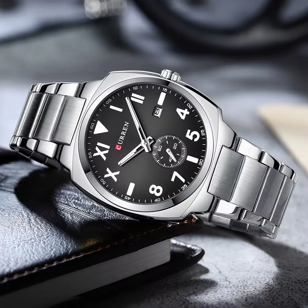 Reloj de Hombre Curren 8472+ Esfero Curren+ Bolsa de Regalo - Image 12