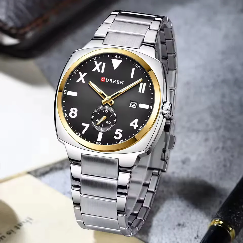 Reloj de Hombre Curren 8472+ Esfero Curren+ Bolsa de Regalo - Image 5