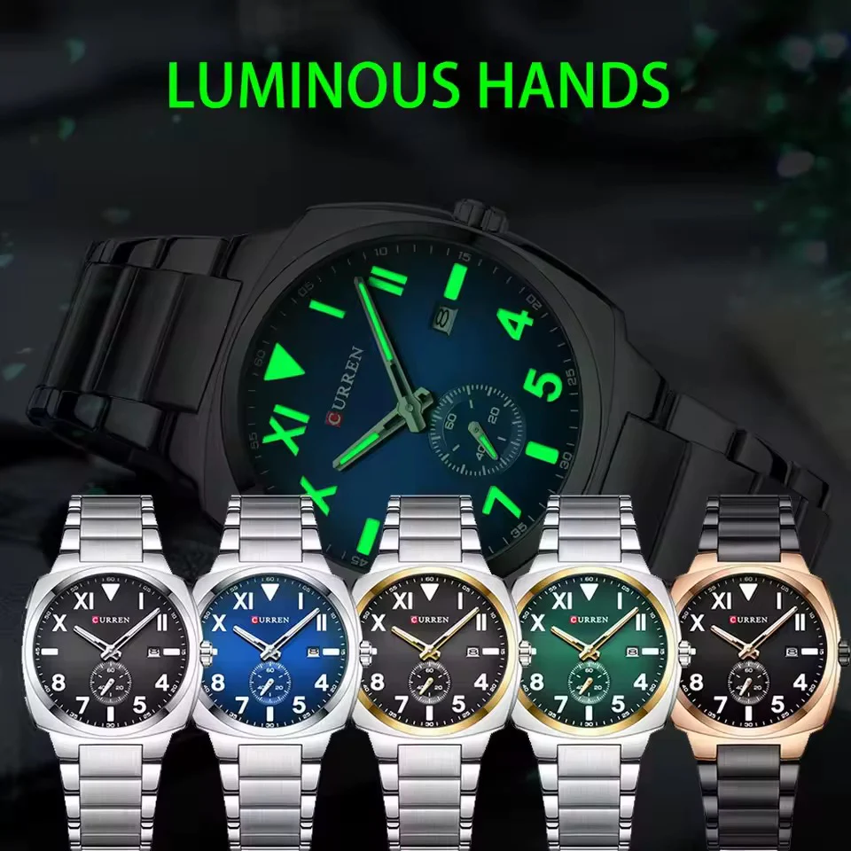 Reloj de Hombre Curren 8472+ Esfero Curren+ Bolsa de Regalo - Image 7
